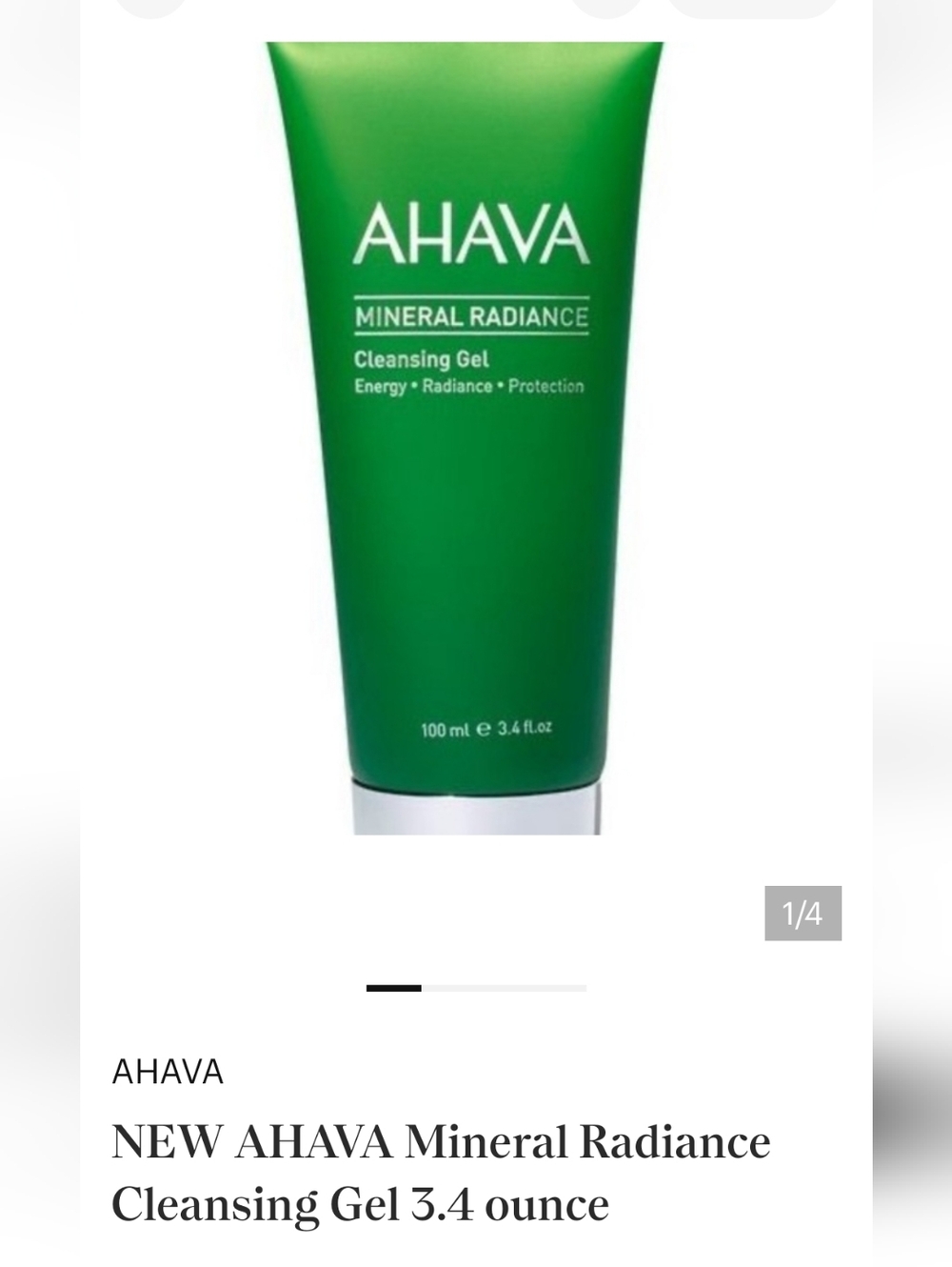 AHAVA Mineral Radiance Cleansing Gel
